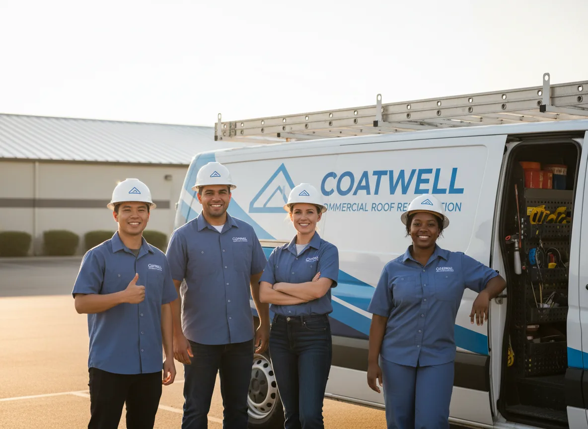 Commercial roof coating company in Hill City, KS